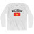 Macedonia Country Flag Heritage Adult Cotton Long Sleeve T-shirt - White