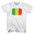 Mali Country Flag Womens Cotton Junior Cut T-Shirt - White