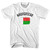 Madagascar Country Flag Heritage Youth Cotton T-shirt - White