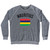 Mauritius Country Flag Heritage Adult Tri-Blend Sweatshirt - Athletic Grey