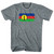 New Caledonia Country Flag Youth Tri-Blend T-shirt - Athletic Grey