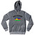 New Caledonia Country Flag Heritage Tri-Blend Hoodie - Athletic Grey