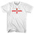 Northern Ireland Country Flag Womens Cotton Junior Cut T-Shirt - White