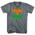 Niger Country Flag Adult Tri-Blend V-neck T-shirt - Athletic Grey