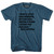 Eric Cantona Adult Cotton T-shirt - Lake Blue