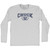 Chuck U Adult Cotton Long Sleeve T-shirt - Grey Heather