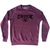 Chuck U Adult Tri-Blend Sweatshirt - Cardinal Blue