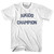Aikido Champion Adult Cotton T-shirt - White