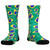 Brazil Flag Party Athletic Crew Socks - Green Brazil Flag Party Athletic Crew Socks - Green