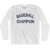 Baseball Champion Adult Cotton Long Sleeve T-shirt - White