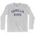 Alabama Camellia State Nickname Adult Cotton Long Sleeve T-shirt - Grey Heather