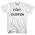 Fight Champion Womens Cotton Junior Cut T-Shirt - White