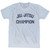 Jiu Jitsu Champion Adult Tri-Blend T-shirt - Athletic White