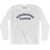 Snowboarding Champion Adult Cotton Long Sleeve T-shirt - White