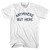 Anywhere But Here Womens Cotton Junior Cut T-Shirt - White Anywhere But Here Womens Cotton Junior Cut T-Shirt - White