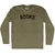 Books Adult Tri-Blend Long Sleeve T-shirt - Athletic Grey