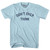 Don't Over Think Adult Cotton T-shirt - Light Blue
