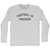 Football Is Freedom Adult Cotton Long Sleeve T-shirt - Grey Heather