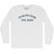 I'm Never Doing This Again Adult Cotton Long Sleeve T-shirt - White