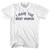 I Have The Best Words Adult Cotton T-shirt - White