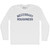 Necessary Roughness Adult Cotton Long Sleeve T-shirt - White