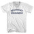 Necessary Roughness Adult Tri-Blend V-neck T-shirt - White