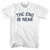 The End Is Near Womens Cotton Junior Cut T-Shirt - White