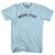 Work Fast Adult Cotton T-shirt - Light Blue