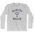 Guam Haputo Beach Trident Adult Cotton Long Sleeve T-Shirt by Ultras