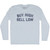 Buy High Sell Low Adult Tri-Blend Long Sleeve T-shirt - Athletic White