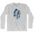 Native America Indian First Nation Headress And Feathers Adult Cotton Long Sleeve T-Shirt by Ultras