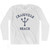 Massachusetts Craigville Beach Trident Adult Cotton Long Sleeve T-Shirt by Life on the Strand