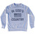 In God's Country Adult Tri-Blend Sweatshirt by Ultras