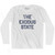 The Exodus State Adult Cotton Long Sleeve T-Shirt by Ultras
