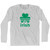 Irish Clover Logo Adult Cotton Long Sleeve T-Shirt by Ultras