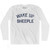 Wake Up Sheeple Adult Cotton Long Sleeve T-Shirt by Ultras