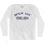 Speak Any English Adult Cotton Long Sleeve T-Shirt by Ultras