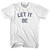 Let It Be Youth Cotton T-Shirt - White