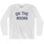 On The Rocks Adult Cotton Long Sleeve T-Shirt by Ultras