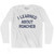 I Learned About Roaches Adult Cotton Long Sleeve T-Shirt by Ultras