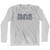 Brisbane Airport BNE Adult Cotton Long Sleeve T-shirt - Grey Heather