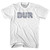 Burbank Airport BUR Womens Cotton Junior Cut T-Shirt - White