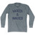 Vaxed & Waxed Adult Tri-Blend Long Sleeve T-shirt by Ultras Vaxed & Waxed Adult Tri-Blend Long Sleeve T-shirt by Ultras