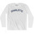 Charlotte Adult Cotton Long Sleeve T-Shirt by Ultras