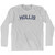 Hollis Adult Cotton Long Sleeve T-Shirt by Ultras