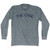 The Cage Adult Tri-Blend Long Sleeve T-Shirt by Ultras