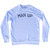 Man Up Adult Tri-Blend Sweatshirt by Ultras