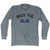 Back The Blue Adult Tri-Blend Long Sleeve T-shirt by Ultras