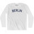 BERLIN Adult Cotton Long Sleeve T-shirt by Ultras