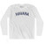 HAVANA Adult Cotton Long Sleeve T-shirt by Ultras